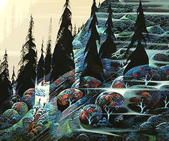 アイベン・アールの絵画作品　タイトルは、ブラックスプルース